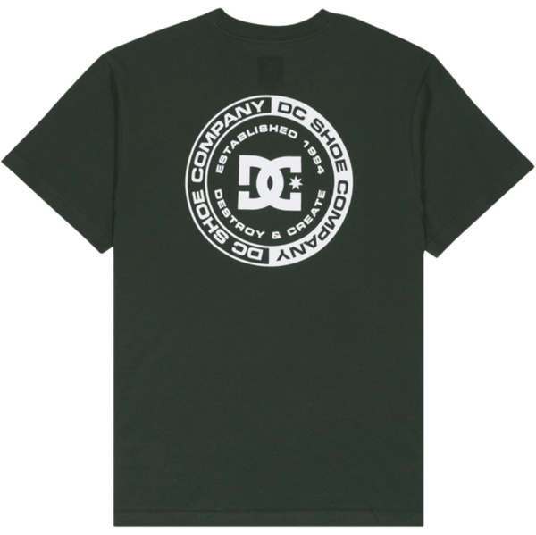 2026 DC Shoes Homem Corpo De Camiseta DC FB T-Shirt ADYZT05440 - Deep Forest